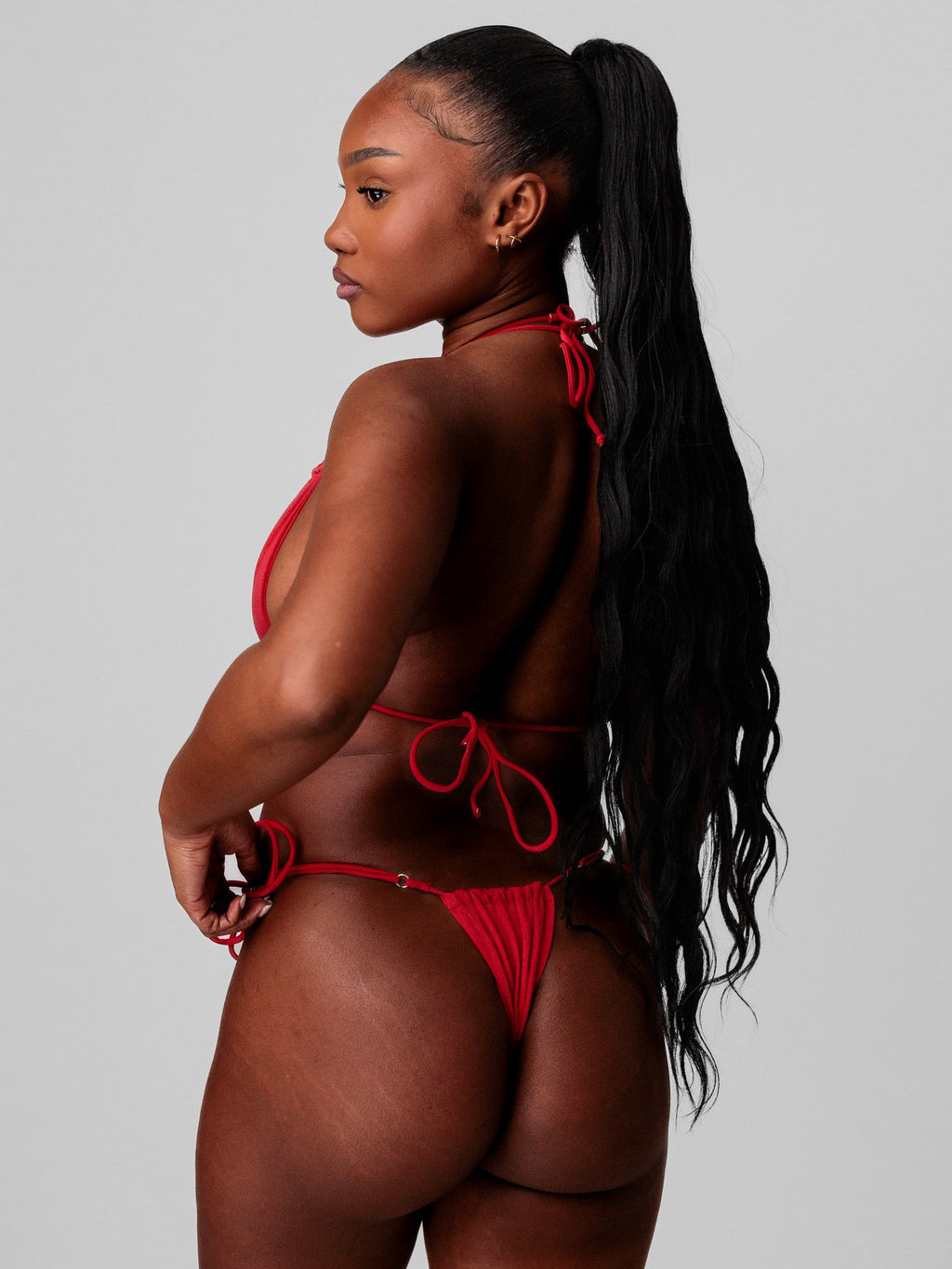 Clausa Triangle Hibiscus (Rouge)