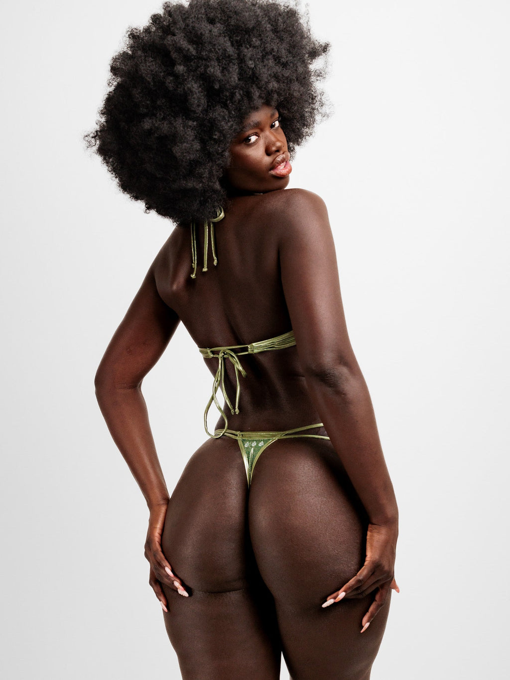 Laricio Triangle Vert métallique